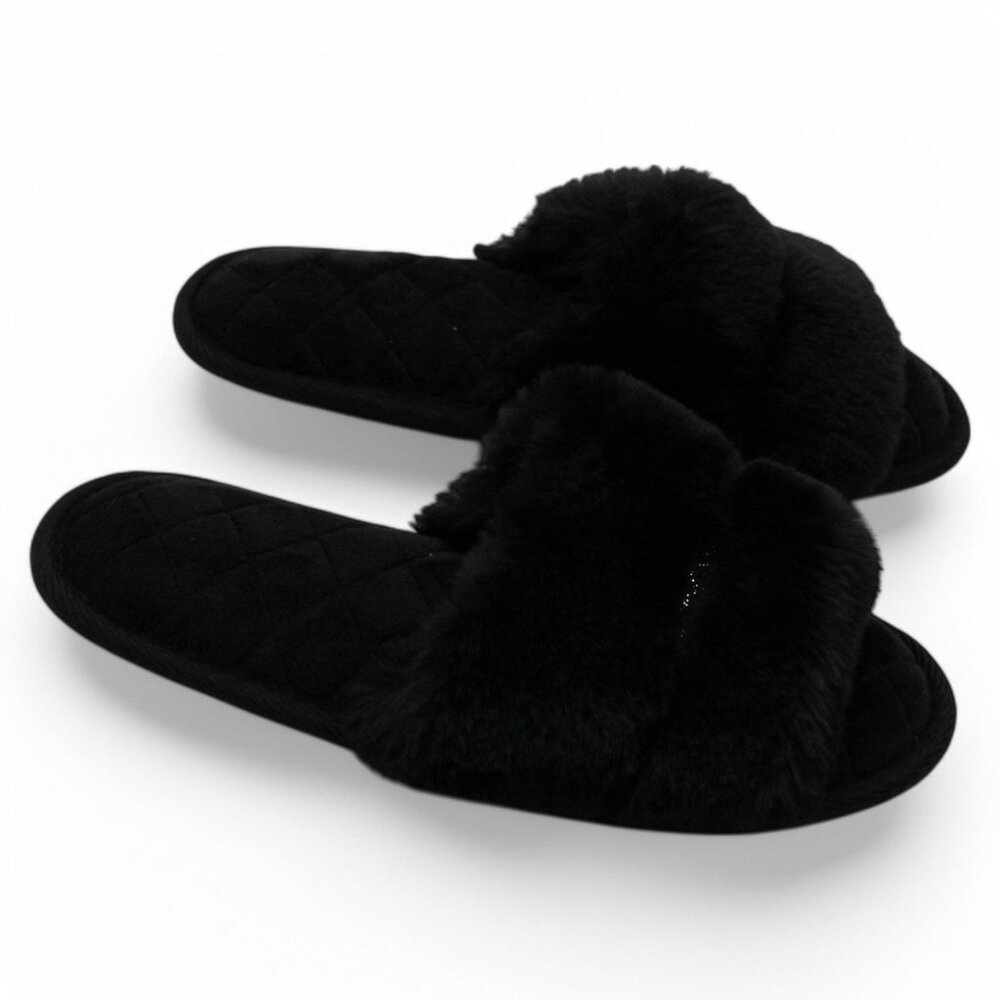 Womens Polyester Slip-on Slides Sandal